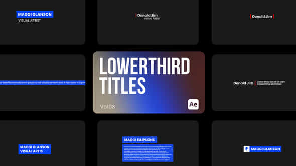Lowerthird Titles 03 - VideoHive 44233890