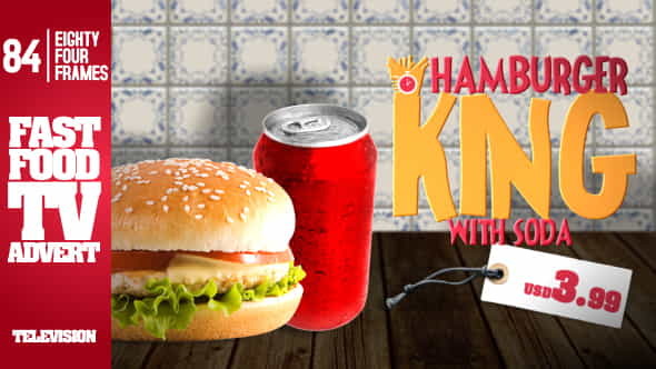 Fast Food Restaurant TV Commercial - VideoHive 15400349