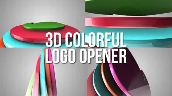 3D Colorful Logo Opener - VideoHive 16317681