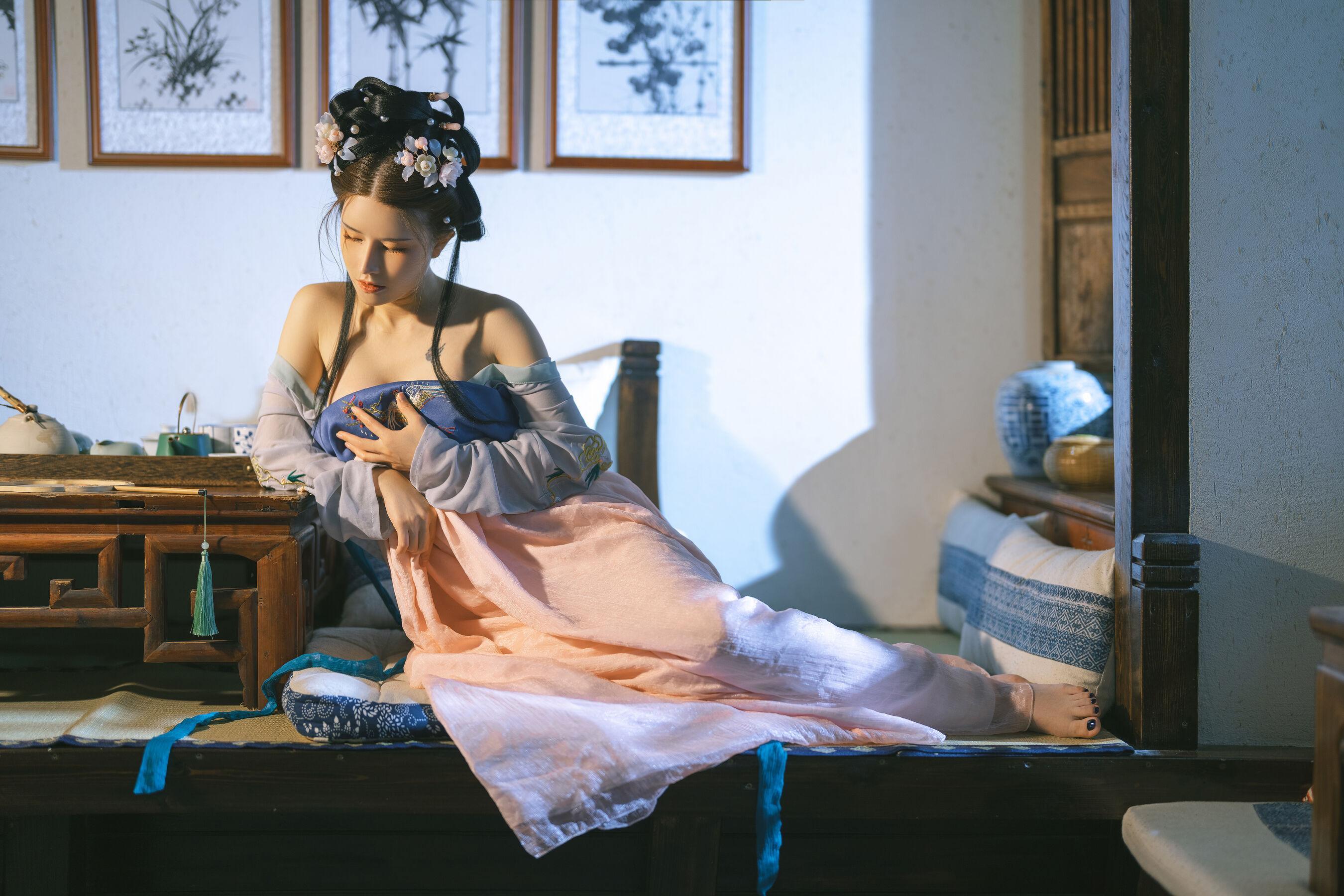 国模套图 鹿八岁《汉服》(10)