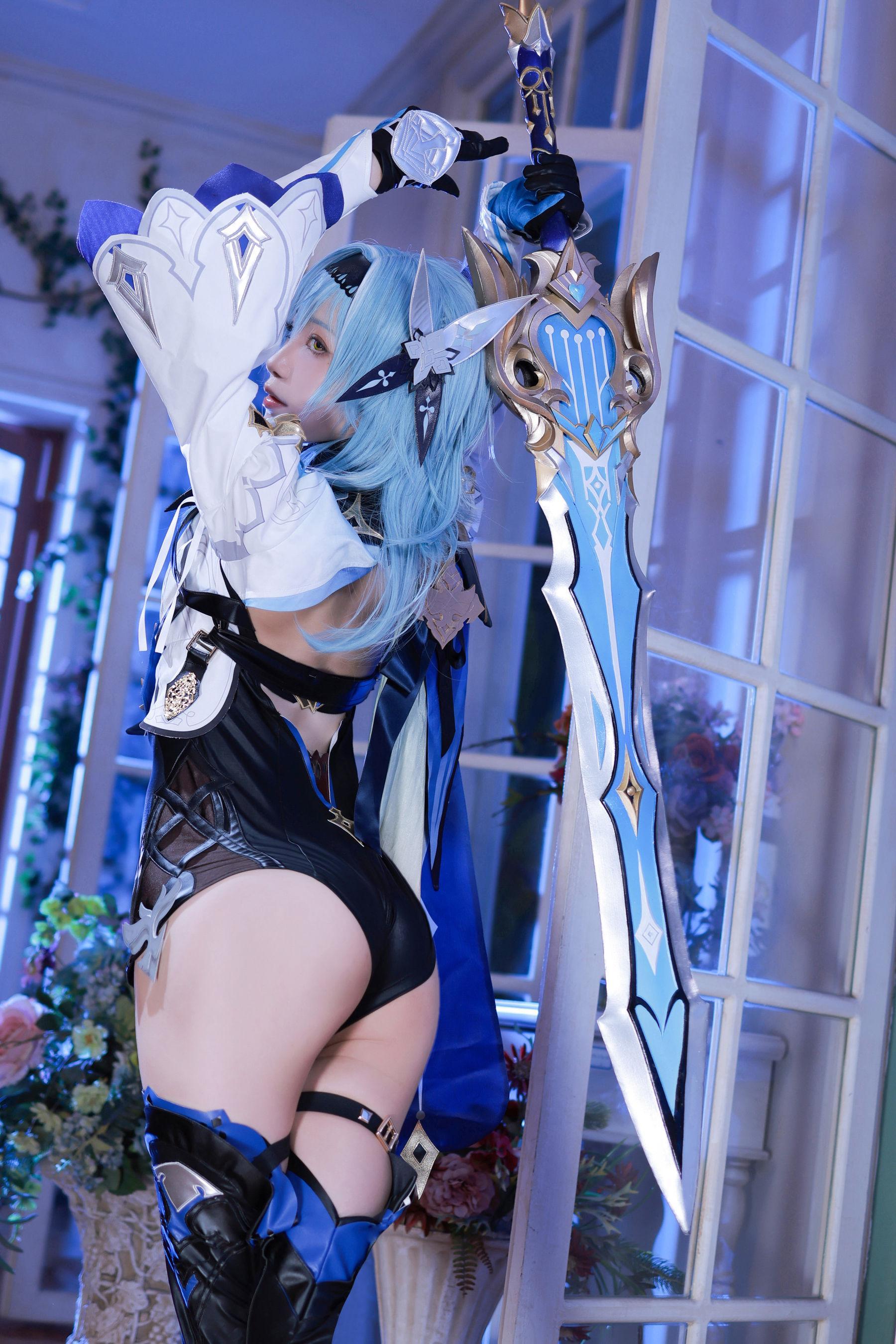 [网红COSER] 动漫博主水淼aqua – 原神优菈 原造(1)