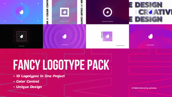 Fancy Logotype Pack - VideoHive 35883496
