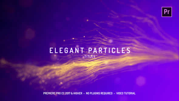 Elegant Particles Titles - VideoHive 21997579