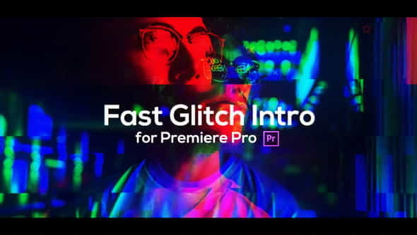 Fast Glitch Intro for Premiere - VideoHive 25146415