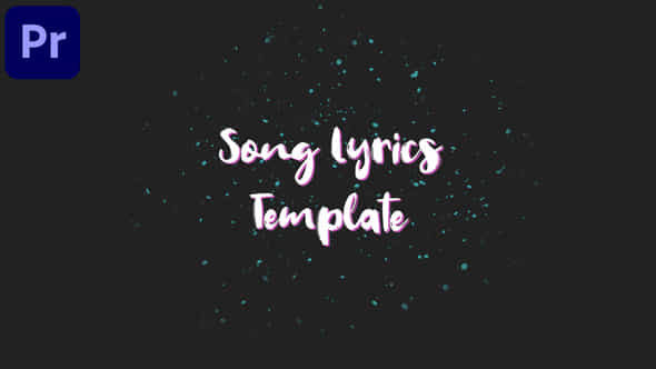 Lyrics Template - VideoHive 38928538