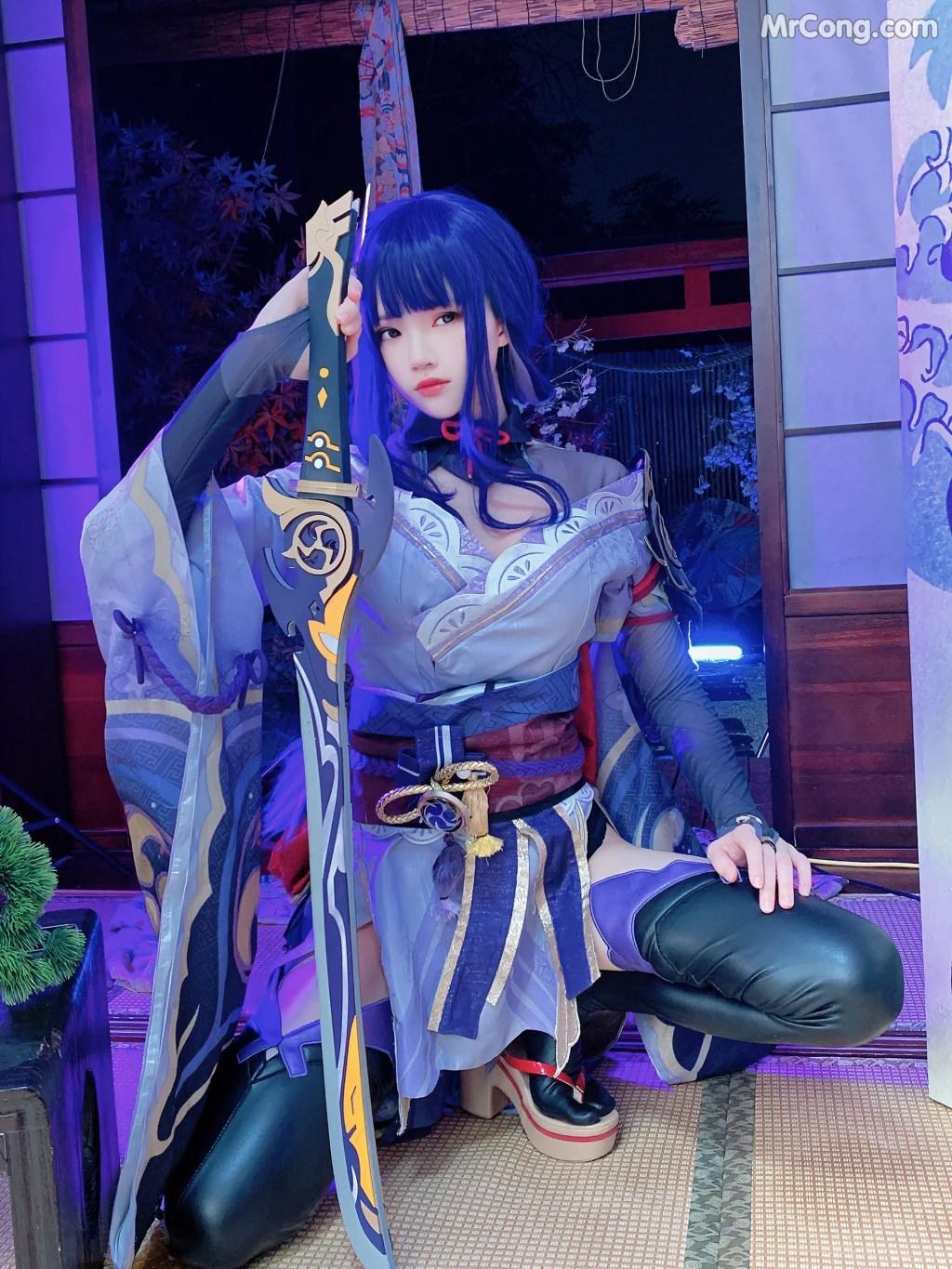 Coser@桜桃喵 Vol.139: 雷电将军+花絮 (51 photos )(48)