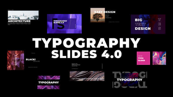 Typography Slides 4.0 - VideoHive 36330385