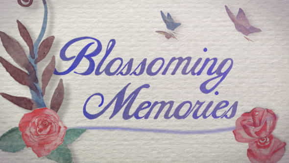 Flourish Memories Wedding Intro - VideoHive 7491626
