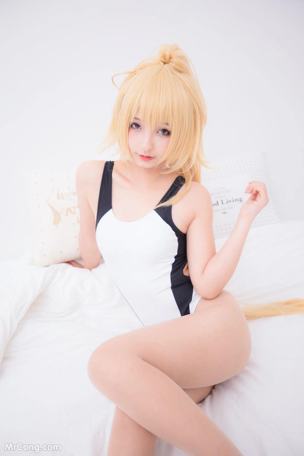 Coser@神楽坂真冬 Vol.036: 电子相册-白贞德《Swimingthedrea》(150 photos)(60)