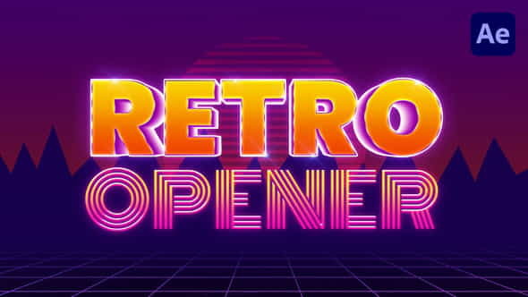 Retro Opener - VideoHive 33412498