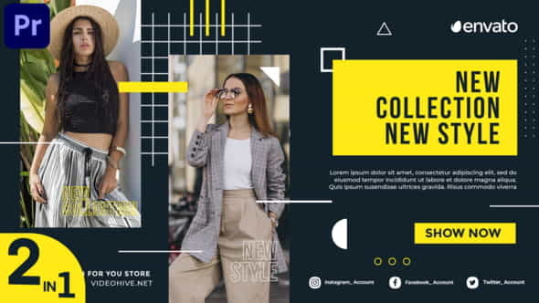 Fashion Promo Slideshow (MOGRT) - VideoHive 32538500