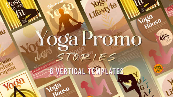 Yoga Promo Stories - VideoHive 48069549