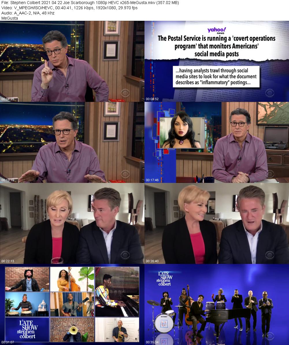 Stephen Colbert 2021 04 22 Joe Scarborough 1080p HEVC x265