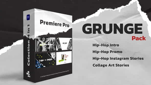 Grunge Pack Premiere - VideoHive 43007784