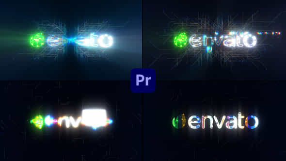 Neon Glitch Digital - VideoHive 38507900