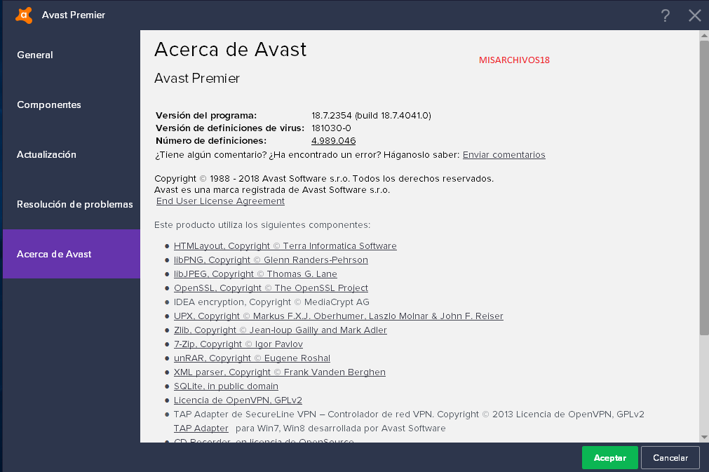 qYcNkQEu_o - Avast Premier v18.7.2354 [+Optimizador y Mantenimiento] [UL-NF] - Descargas en general