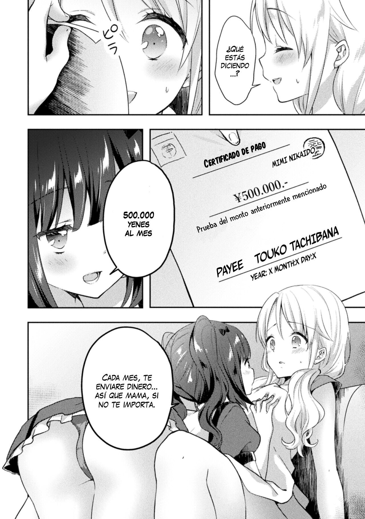 [Kuune Rin] Negaigoto (2D Comic Magazine Mamakatsu Yuri Ecchi Vol. 1) [Spanish] [Digital]