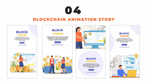 NFT and Blockchain - VideoHive 48662451