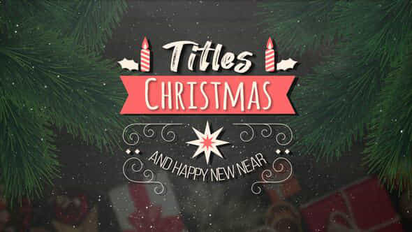 Christmas Titles - VideoHive 48666277