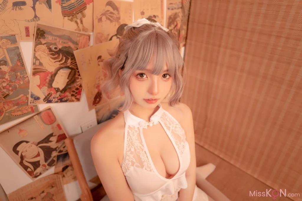 Coser@神楽坂真冬 Vol.099: 白旗袍 (75 photos)