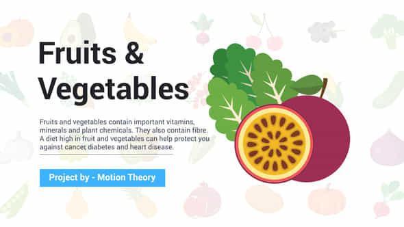 Fruit and Vegetables - VideoHive 36400852