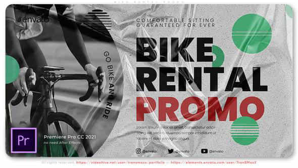 Bike Rental Promo - VideoHive 45906416