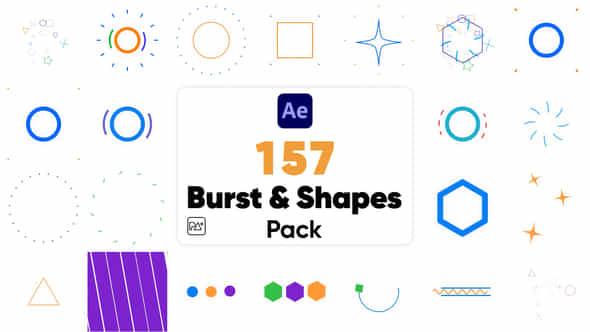 Burst and Shapes - VideoHive 47809411