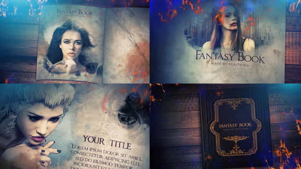 Fantasy Book Opener Slideshow - VideoHive 25018309