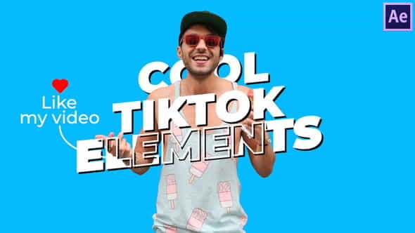 Cool TikTok Elements - VideoHive 38004305