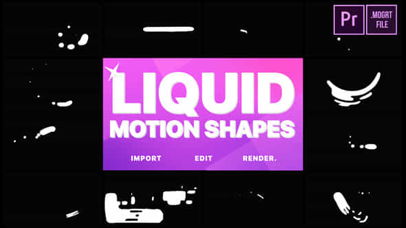 Liquid Motion Shapes - VideoHive 22847586