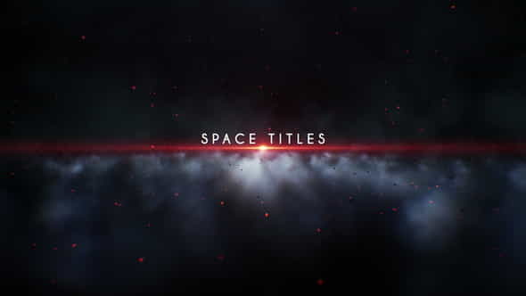 Space Titles - VideoHive 36725573