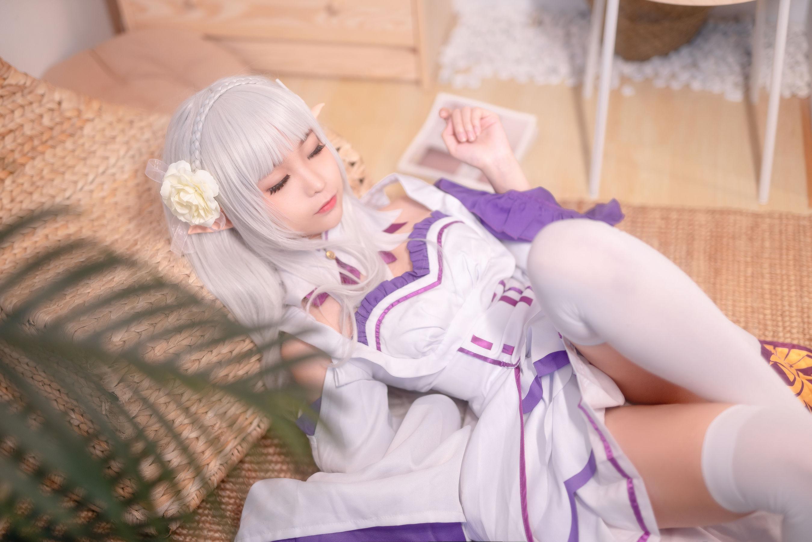 [美女Coser] 蠢沫沫 《艾米利亚》 写真集(7)