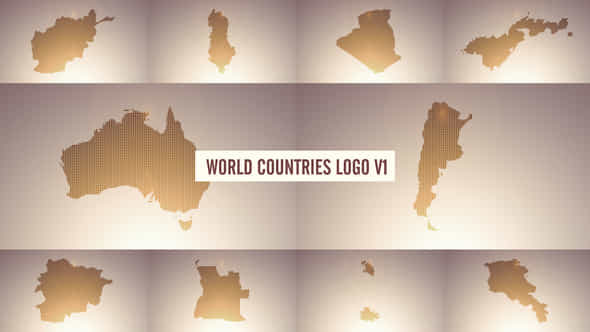 World Countries Logo - VideoHive 38908853