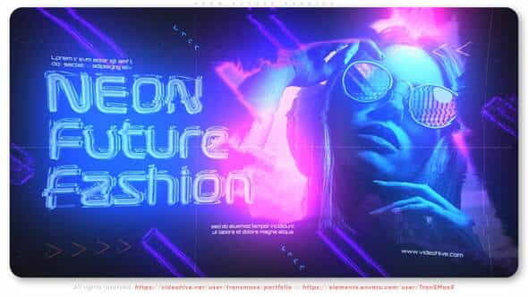 Neon Future Fashion - VideoHive 34372542