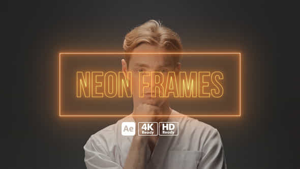 Neon Frames - VideoHive 58274187