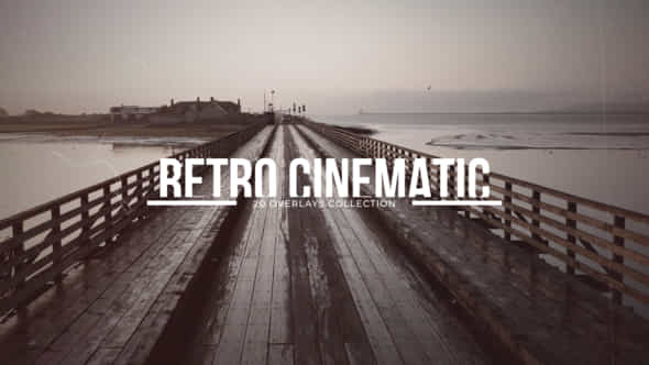 20 Cinematic Retro Overlays - VideoHive 57265639