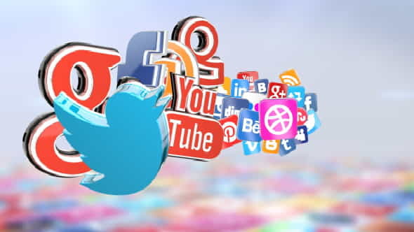3D Social Icons | Corporate - VideoHive 9682820