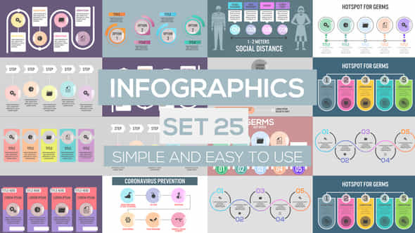 Infographics Set 25 - VideoHive 26592732