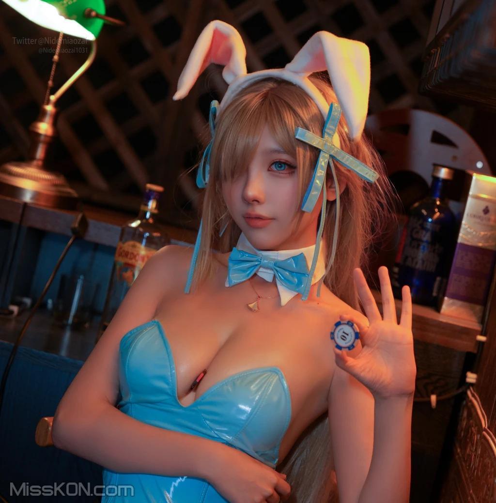 Coser@CatDemon喵崽 (你的喵崽): 碧蓝档案 明日奈兔女郎 (120 photos)(88)