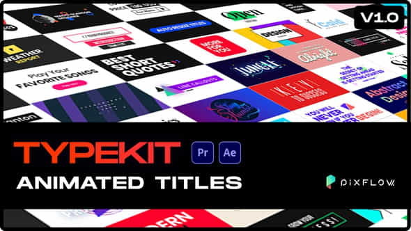 Typekit Animated Titles | Miscellaneous - VideoHive 30717619