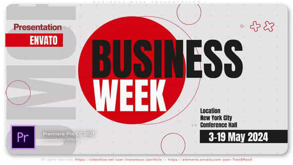 Business Week Presentation - VideoHive 52515997