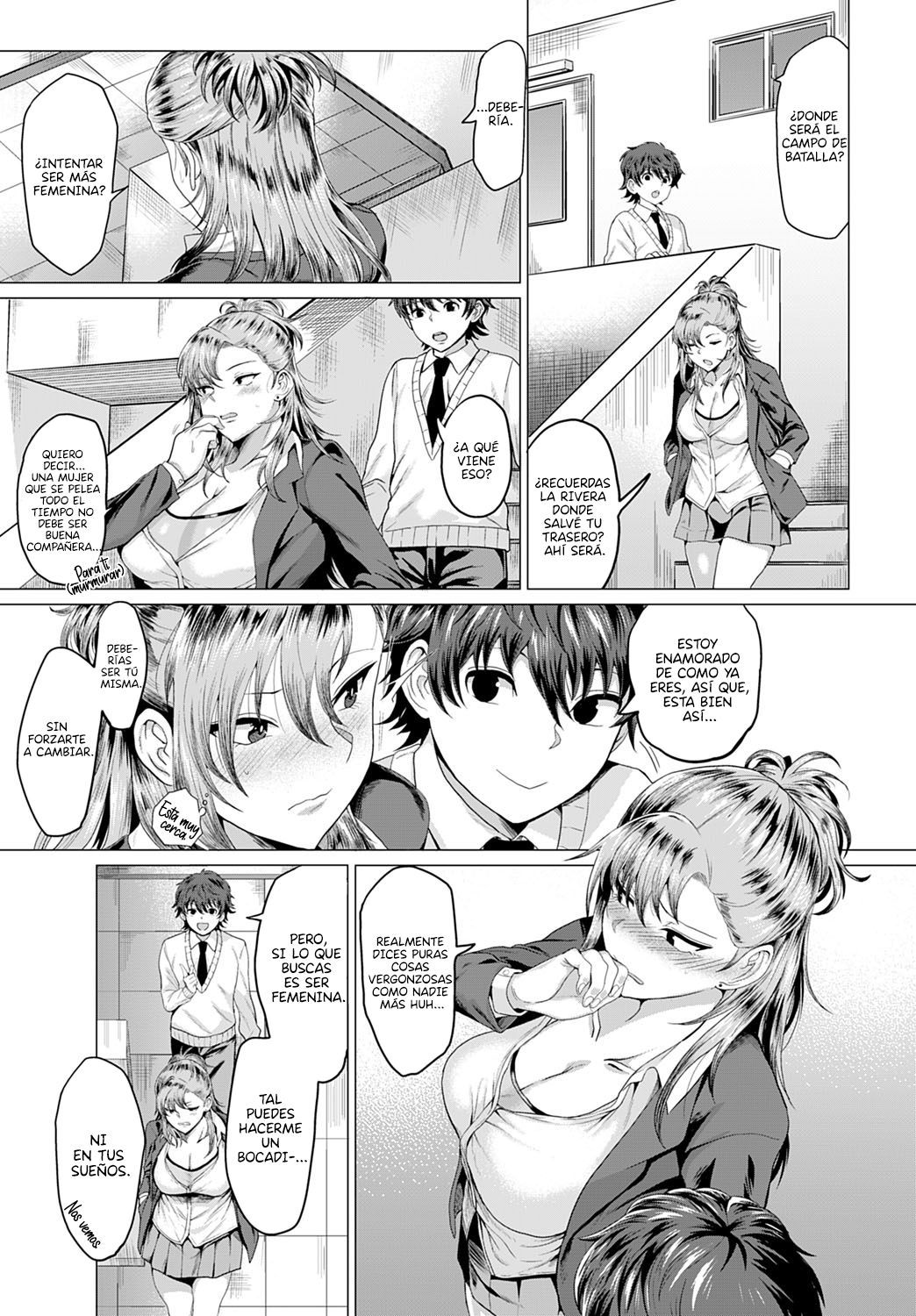[Chicken] Boku to Furyou to Okujou de  En la tejado, con la delincuente (COMIC Anthurium 2020-06) [Spanish] [NicoNiiScans] [Digital]