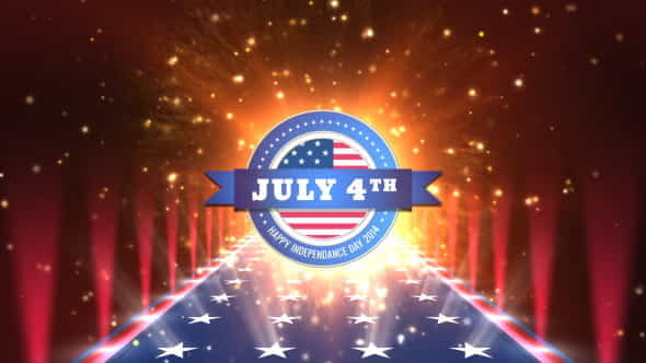 July 4th Logo Opener - VideoHive 8102113