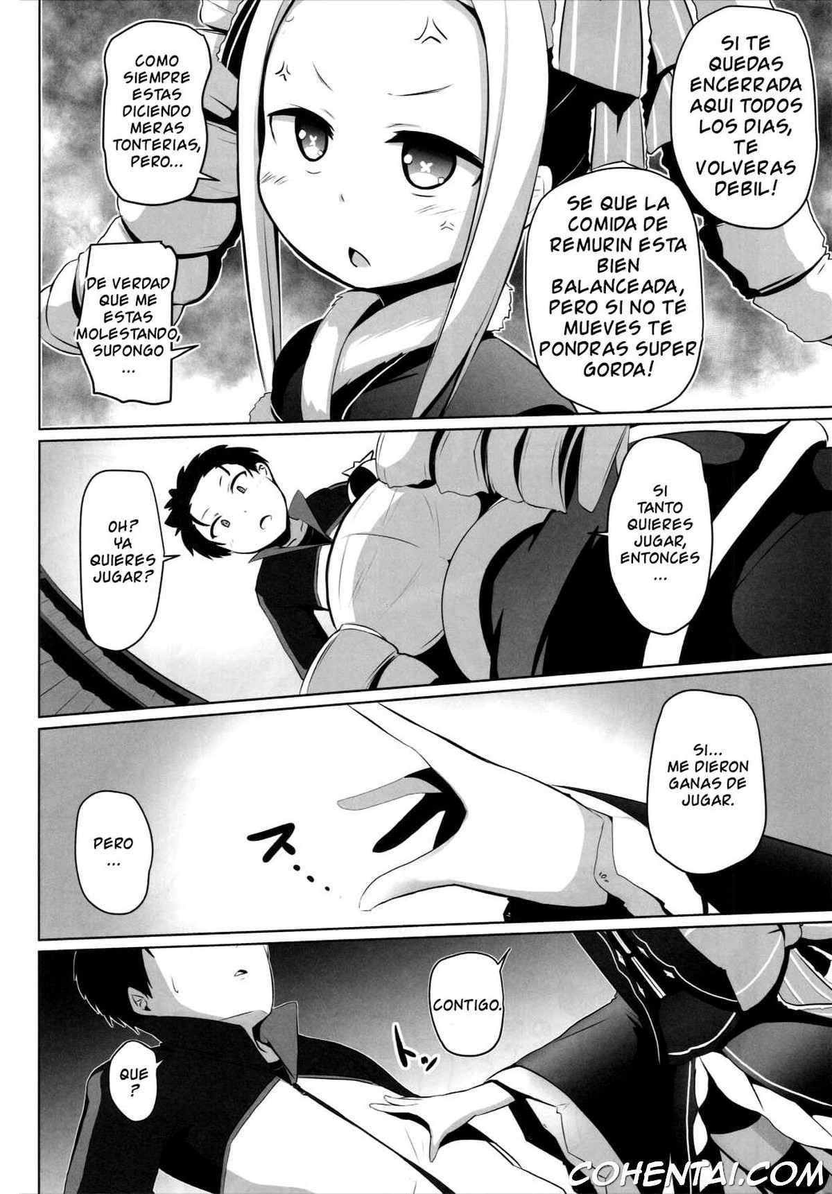 Omae Namaiki kashira!! (Re:Zero kara Hajimeru Isekai Seikatsu) xxx comics manga porno doujin hentai español sexo 