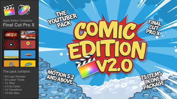 The YouTuber Pack - Comic - VideoHive 19694213