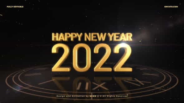 New Year Countdown 2022 3D - VideoHive 35217658