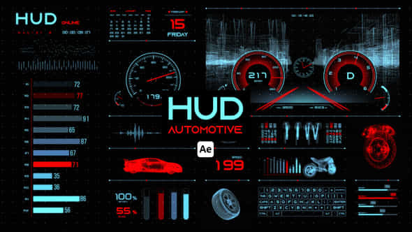 HUD Automotive for - VideoHive 44657327