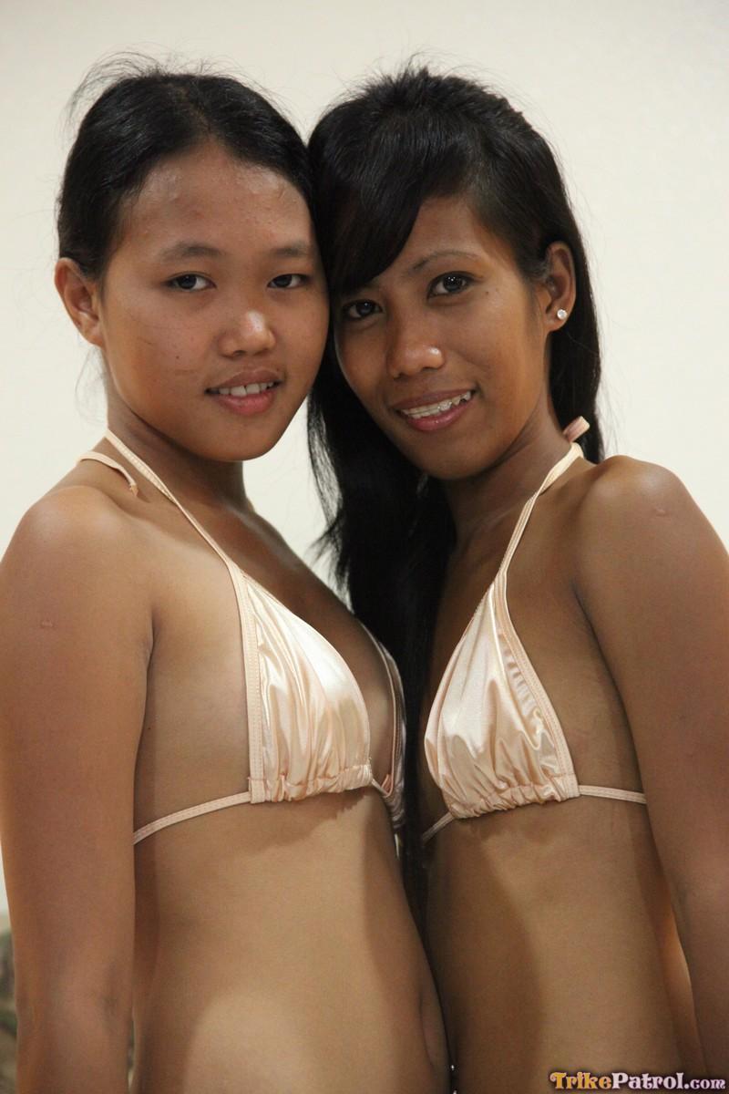 Beautiful Filipinas Jeremay & Mayka sharing a fat boner in a POV 3some(14)