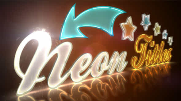 Neon Titles - VideoHive 3738942