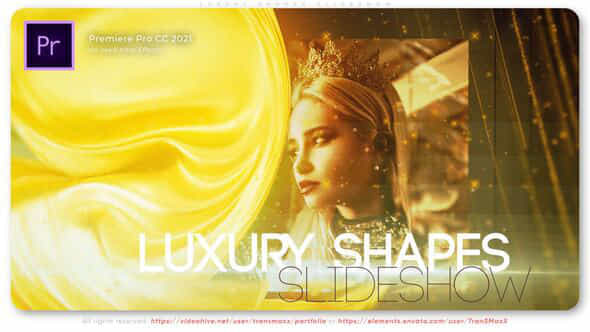 Luxury Shapes Slideshow - VideoHive 49270355